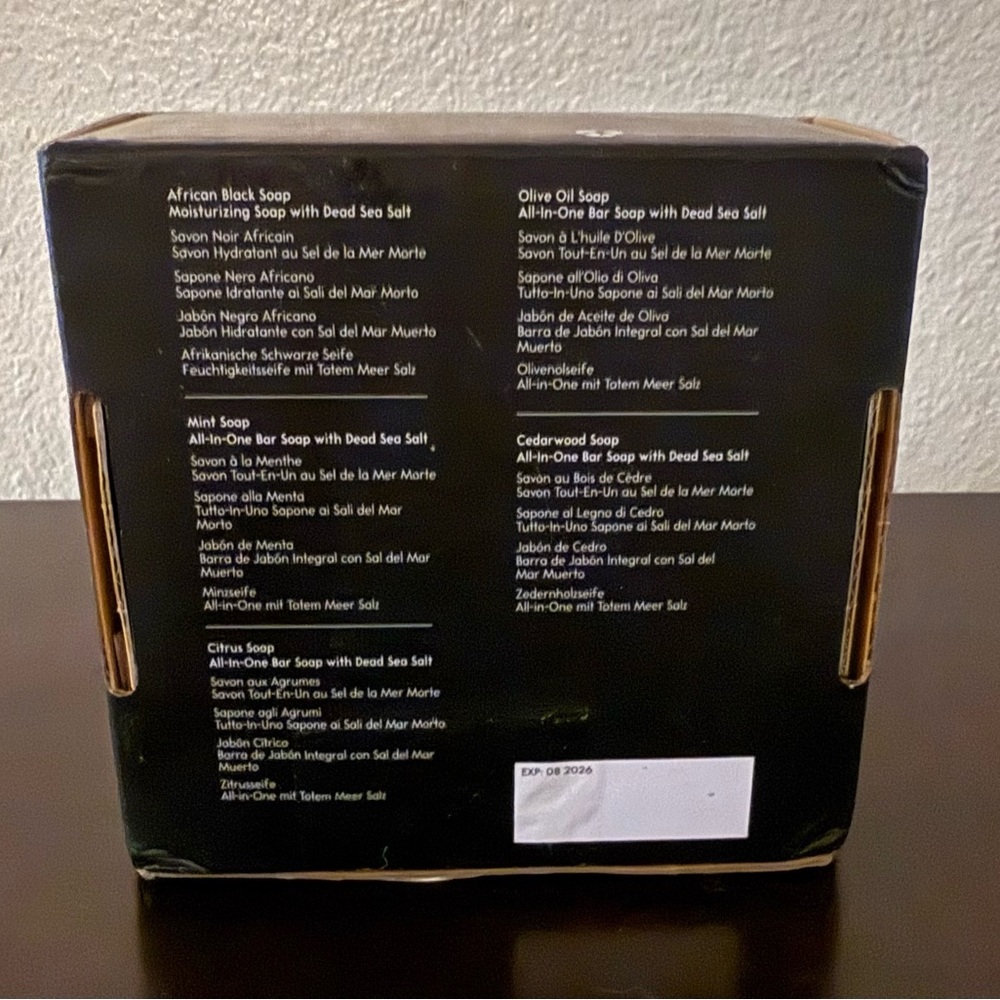 O Naturals Men’s Luxury Soap Collection Gift Set | Citrus Cedarwood Olive Oil - Picture 4 of 5